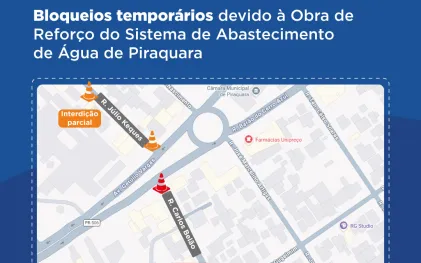 Obras em Piraquara