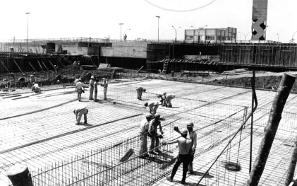 Construção da Estação de Tratamento de Água Passaúna em Curitiba