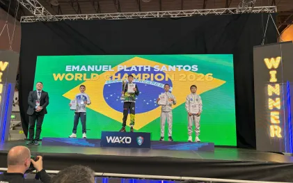 Emanuel Plath atleta patrocinado pela Sanepar
