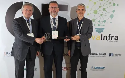 Sanepar vence prêmio em 7º edição Inova Infra