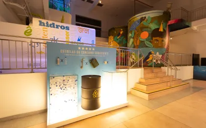 Exposição Planeta Água no Museu do Saneamento da Sanepar 