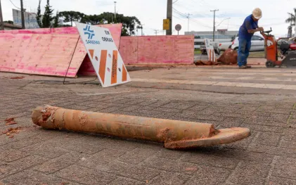 Obra da Sanepar