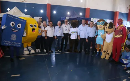 Participantes da 10ª edição do programa Sanepar Perto de Você em Campo Magro