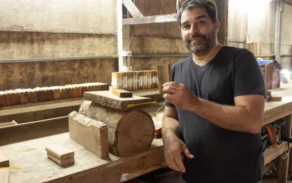 Aorélio Domingues, fundador e mestre da Associação de Cultura Popular Mandicuera