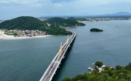 Sanepar garante hidratação de 20 mil atletas na Maratona na Ponte de Guaratuba