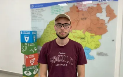 Vinícius Cardoso estagiário engenharia elétrica Sanepar