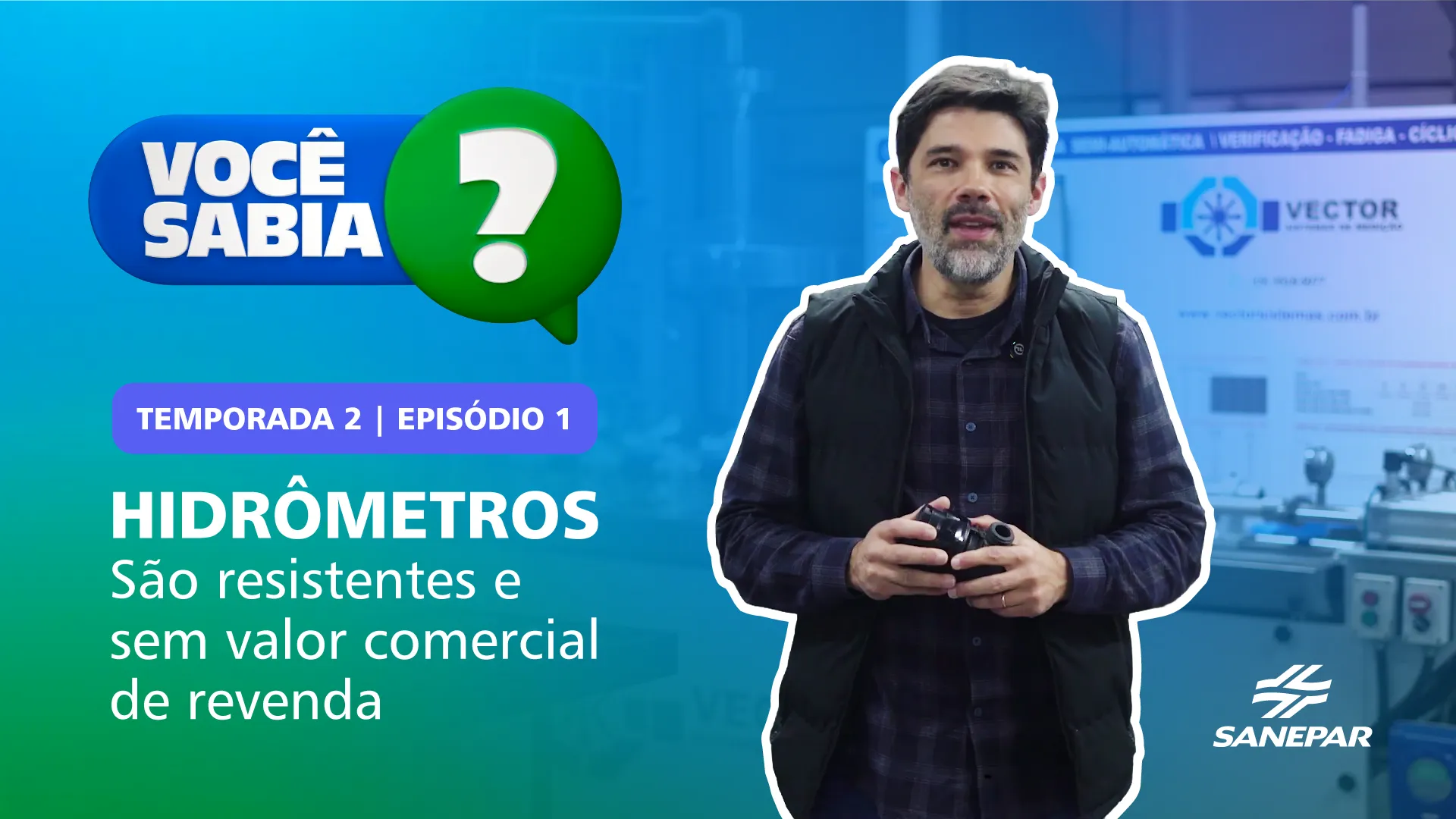 Temporada 2: Novos hidrômetros são feitos de material plástico para desestimular furtos 