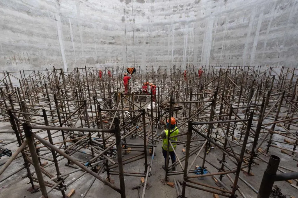 Obras ETE Atuba Sul