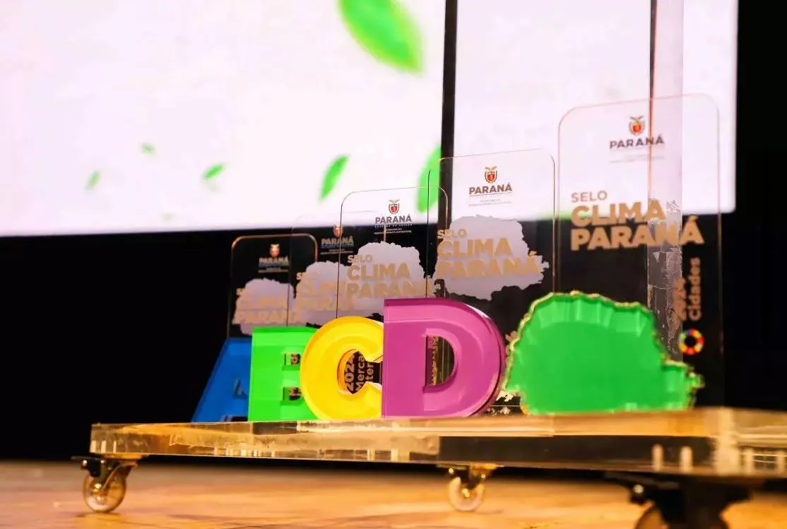 A Sanepar é reconhecida pelo Selo Clima Paraná 2025. 